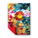 Color Triangles Poly Eco-Performance Blanket-52"x75"