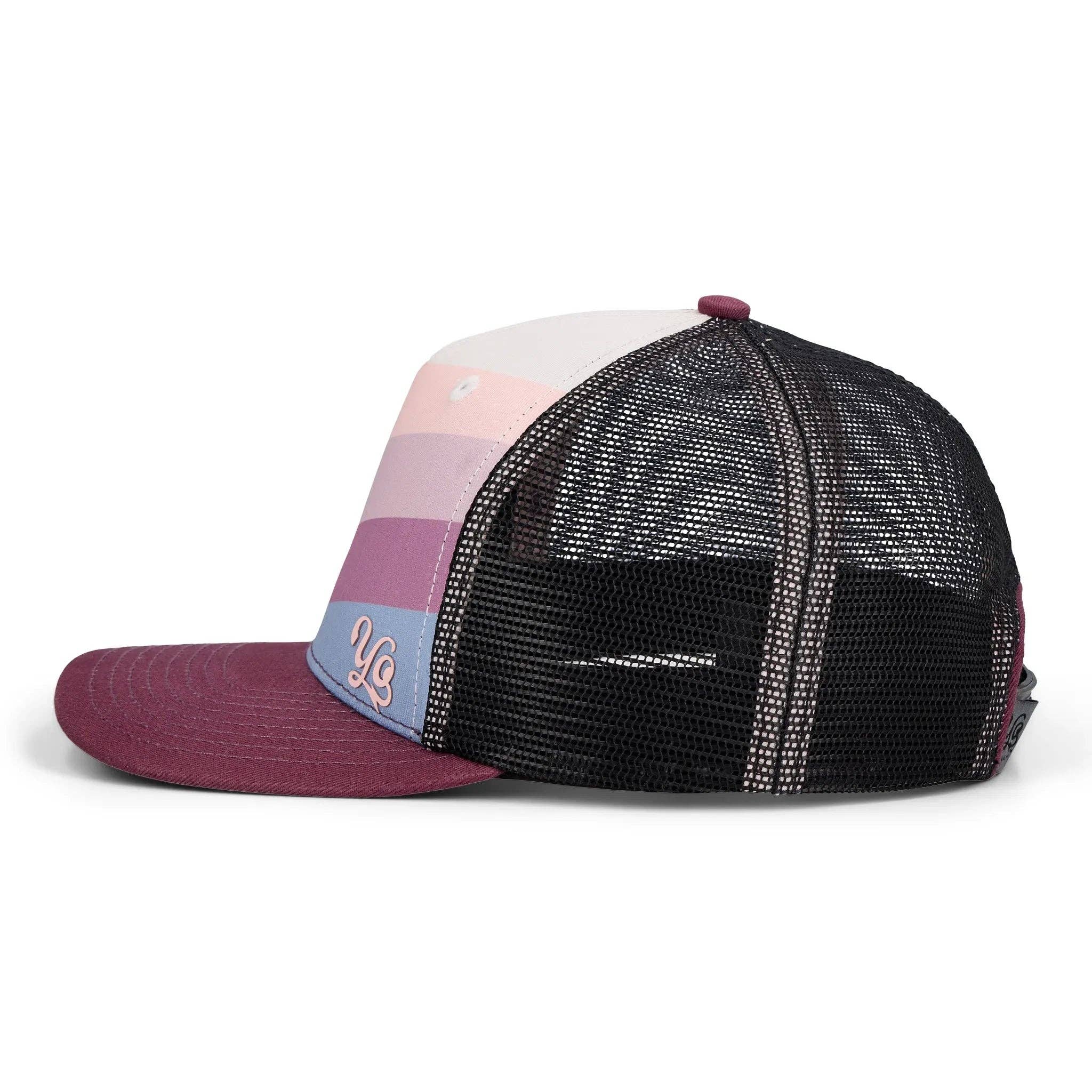 Highline Colorado Trucker Hat in Wildflower Purple - view 3