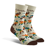 Colisco Unisex Crew Socks - Sasquatch Dance
