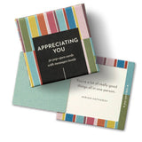ThoughtFulls Appreciating You pop-open message cards box