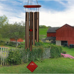 Bronze Chimes of Pluto wind chime, alternate view