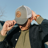 Range Mountain Hat | Leather Patch Trucker Hat