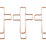 Cross paper clips for marking Bible pages and journals