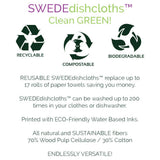 Swedish Dishcloth Lemon Lime