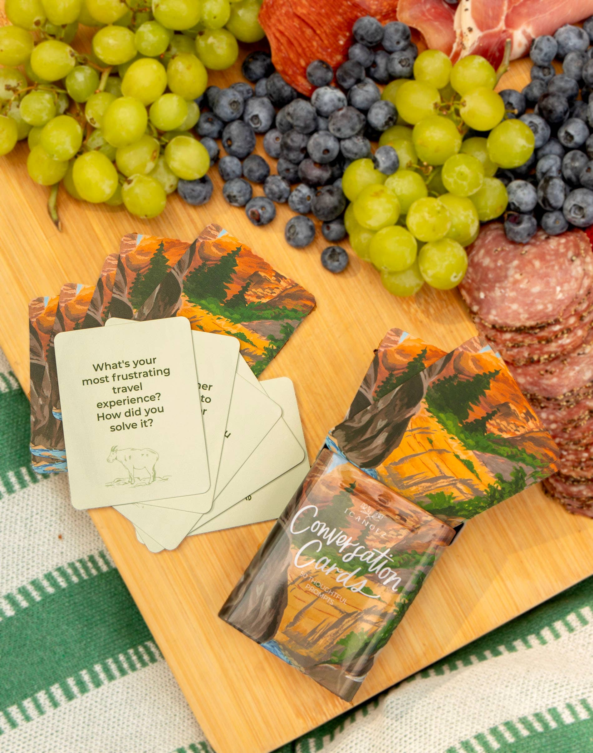 Campfire conversation cards in printed tin, view 5 of 8