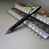 Monaco Ballpoint Pen - Black with Gold Glitter