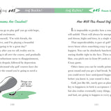 50 Reasons to Hate Golf interior spread, Golf Sucks and Golf Rules pages
