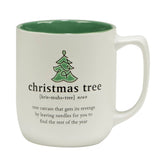 Christmas Fun Green Sayings Mug, 16 oz