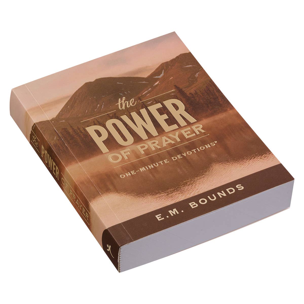 The Power of Prayer One-Minute Devotions, compact size shown in hand