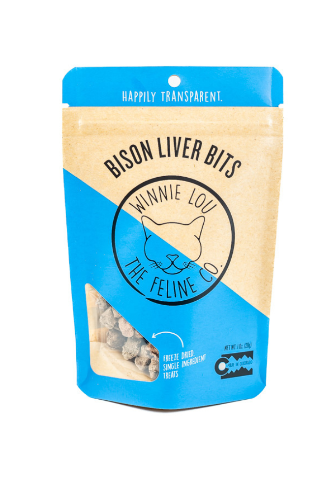 Winnie Lou Bison Liver Bits cat treats benefits