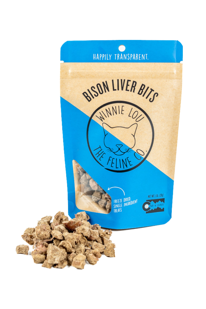 Winnie Lou Bison Liver Bits cat treats