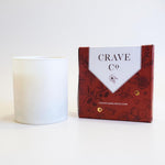 Applewood boxed candle detail