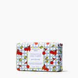 Pistachio and dark cherry goat milk bar soap