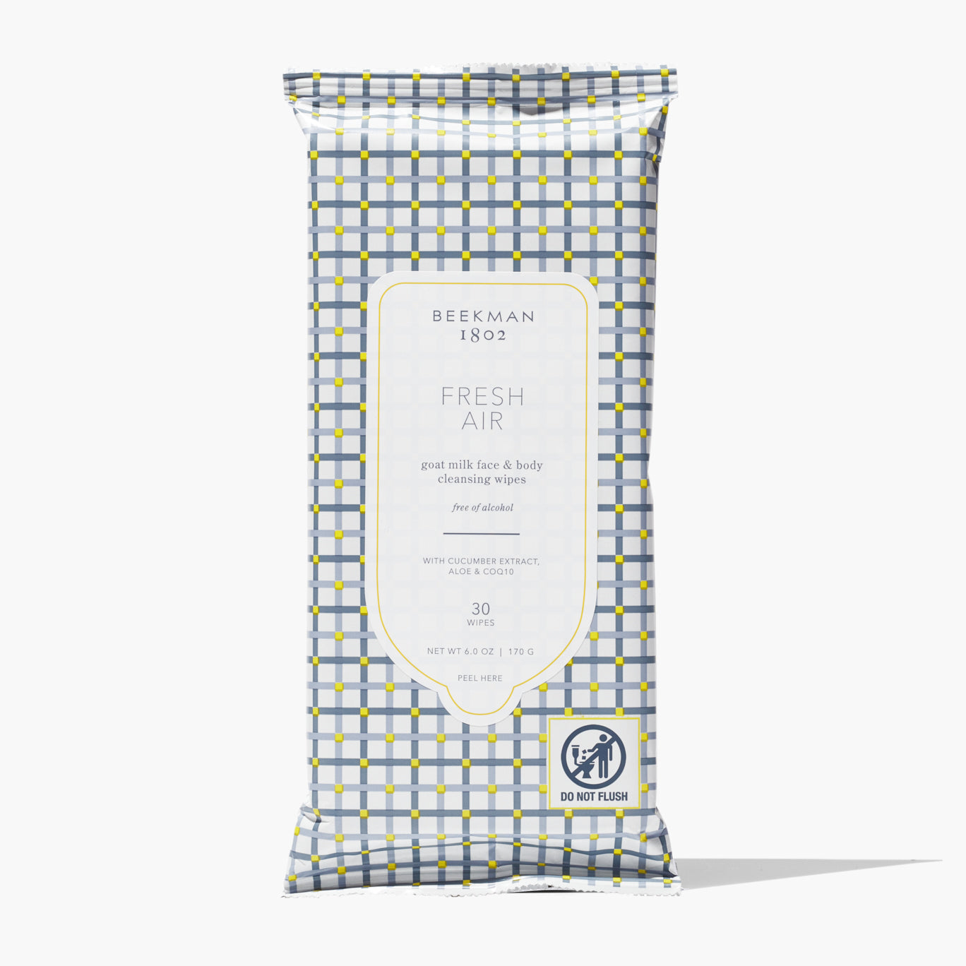 Fresh Air facial cleansing wipes, 30 count resealable pack