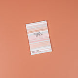 Bridgewater Sweet Grace mod stripe sachet lying flat on a peach surface