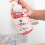 Bridgewater Sweet Grace foaming hand soap being pumped into a palm