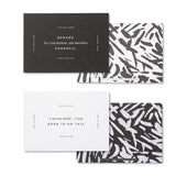 Be Fearless quote cards shown with display box