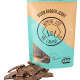 Winnie Lou Bison Burger Jerky dog treats front of bag