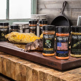 Bunker Buster Steak and Wild Game seasoning label detail - Frag Out Flavor