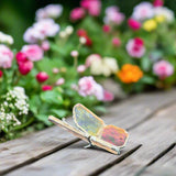Celebration Of Life Iridescent Stained Glass Butterfly