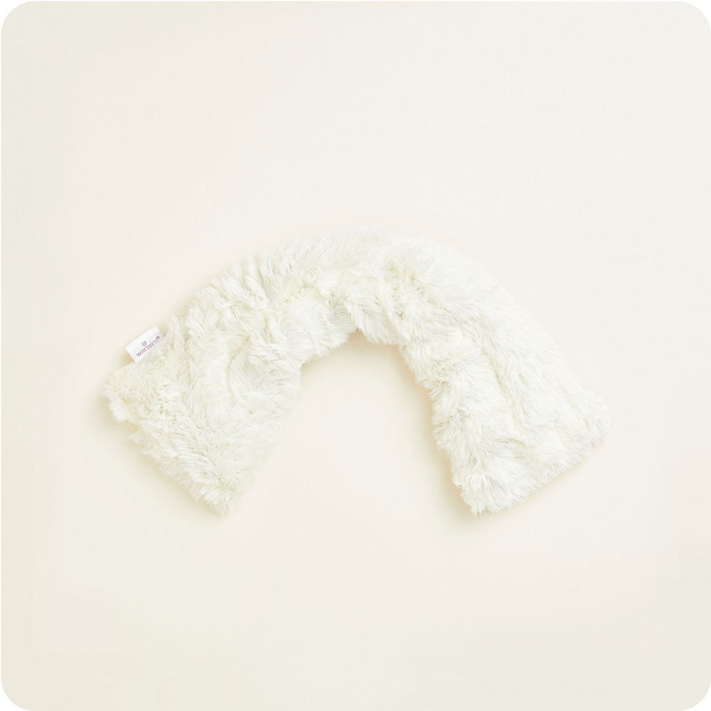 Warmies Neck Wrap in Cream - weighted microwavable lavender neck and shoulder wrap