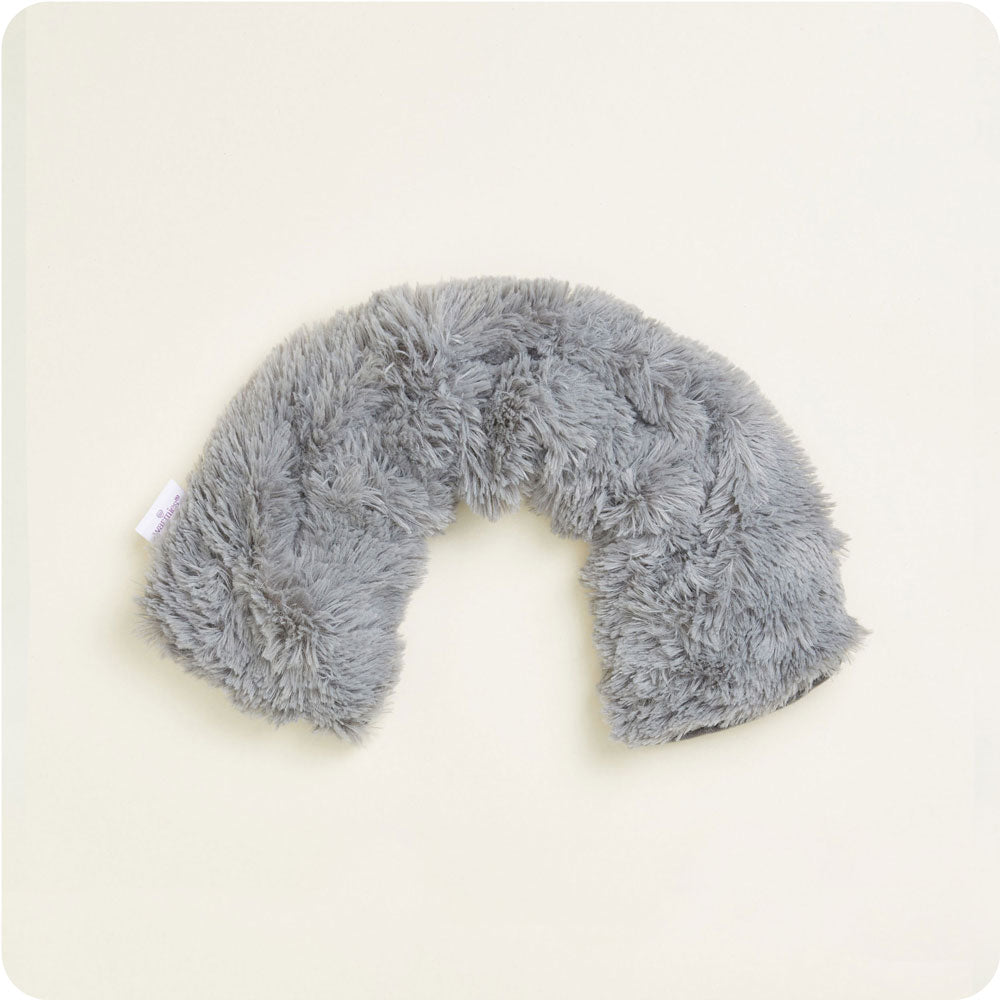 Warmies Neck Wrap in Dark Grey - weighted microwavable lavender neck and shoulder wrap