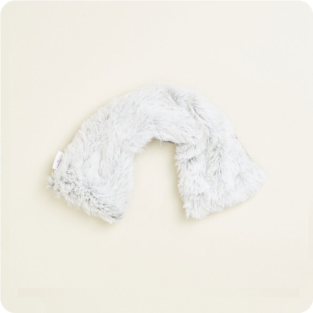 Warmies Marshmallow Neck Wrap in Grey - weighted microwavable lavender neck and shoulder wrap