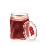 The Smell of Christmas 15 oz textured glass candle with lid