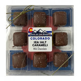 Irresistible Sea Salt Caramels With Colorado Flag Background