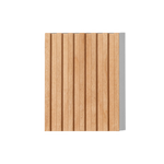 Natural wood bar soap dish, upright angle