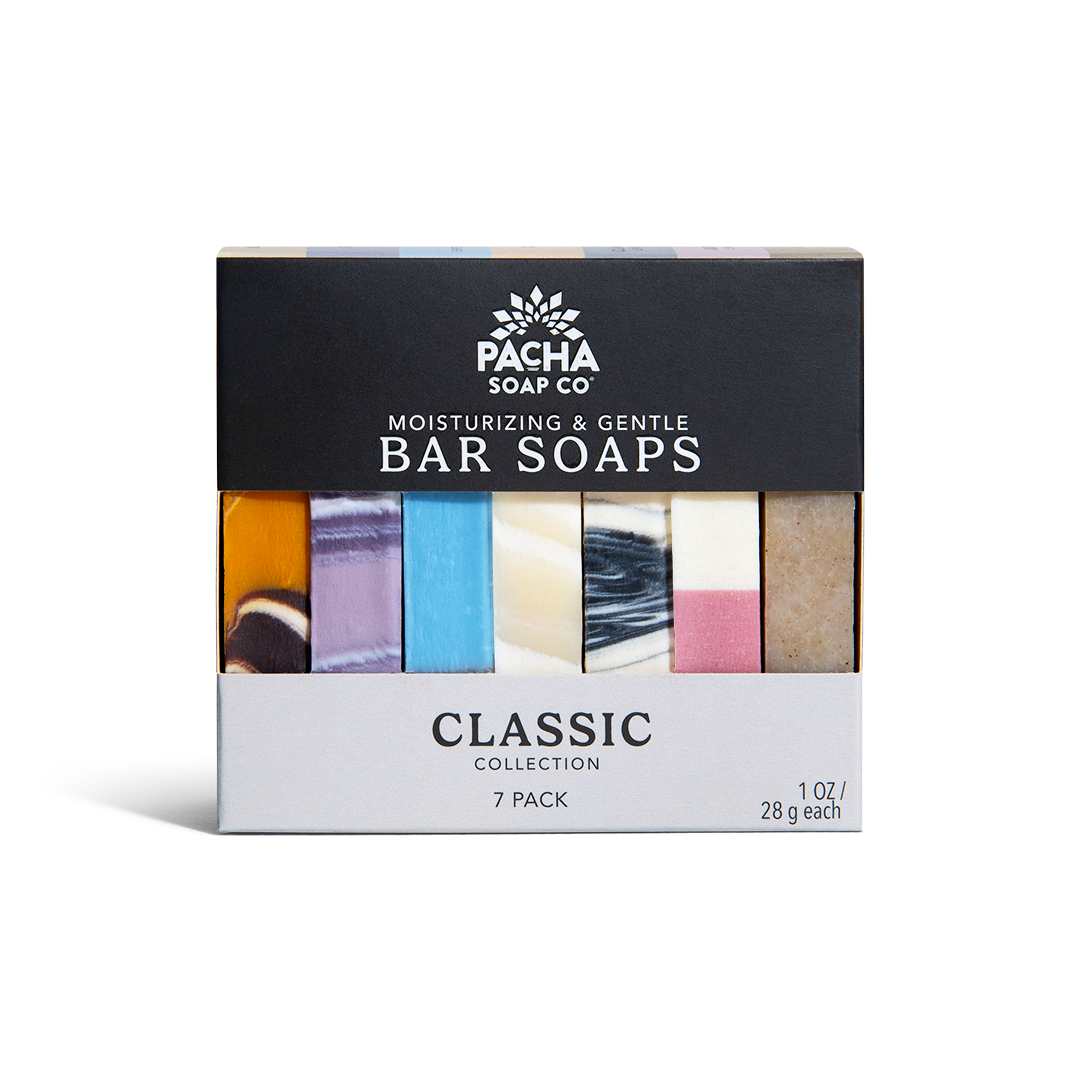 Bar soap sampler box, classic collection, 7 oz