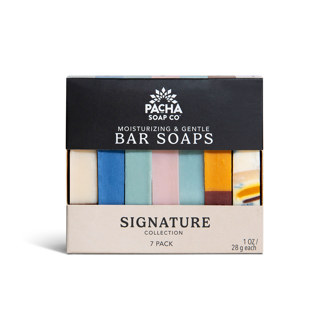Bar soap sampler box, signature collection, 7 oz