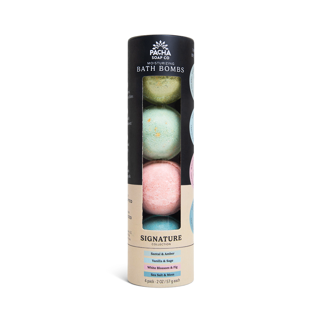 Bath bomb gift set, signature collection, 8 oz