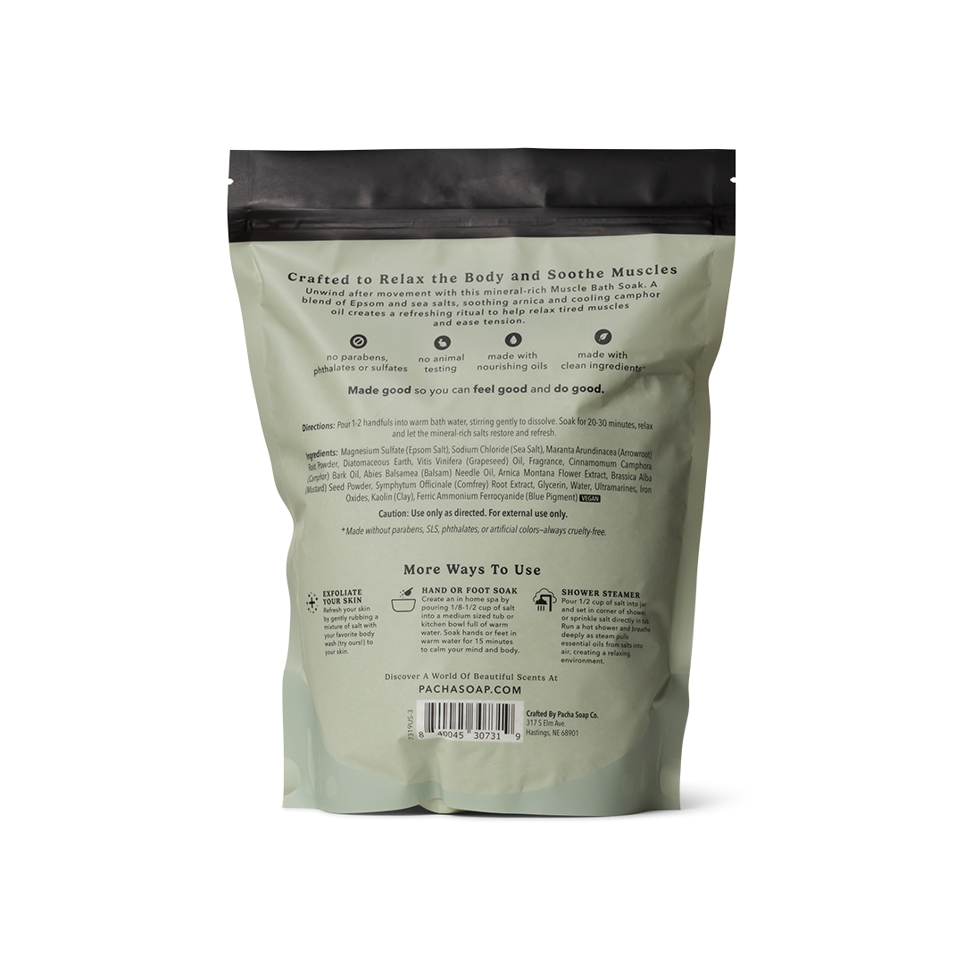 Salt Soak, Muscle, 32 oz - product angle 2