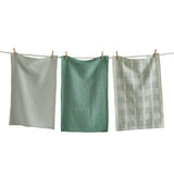 Green Dishtowel Set of 3