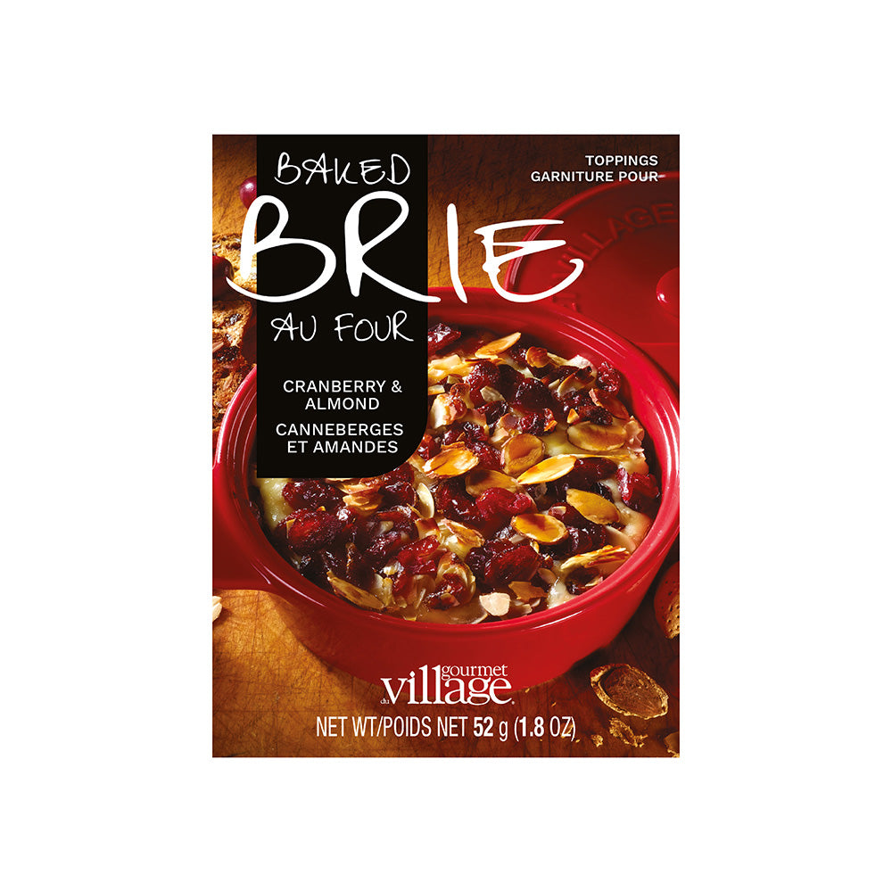 Cranberry and Almond Baked Brie Topping