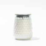 Greenleaf Waterplants Signature Candle in hobnail glass jar