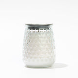 Greenleaf Waterplants Signature Candle in hobnail glass jar