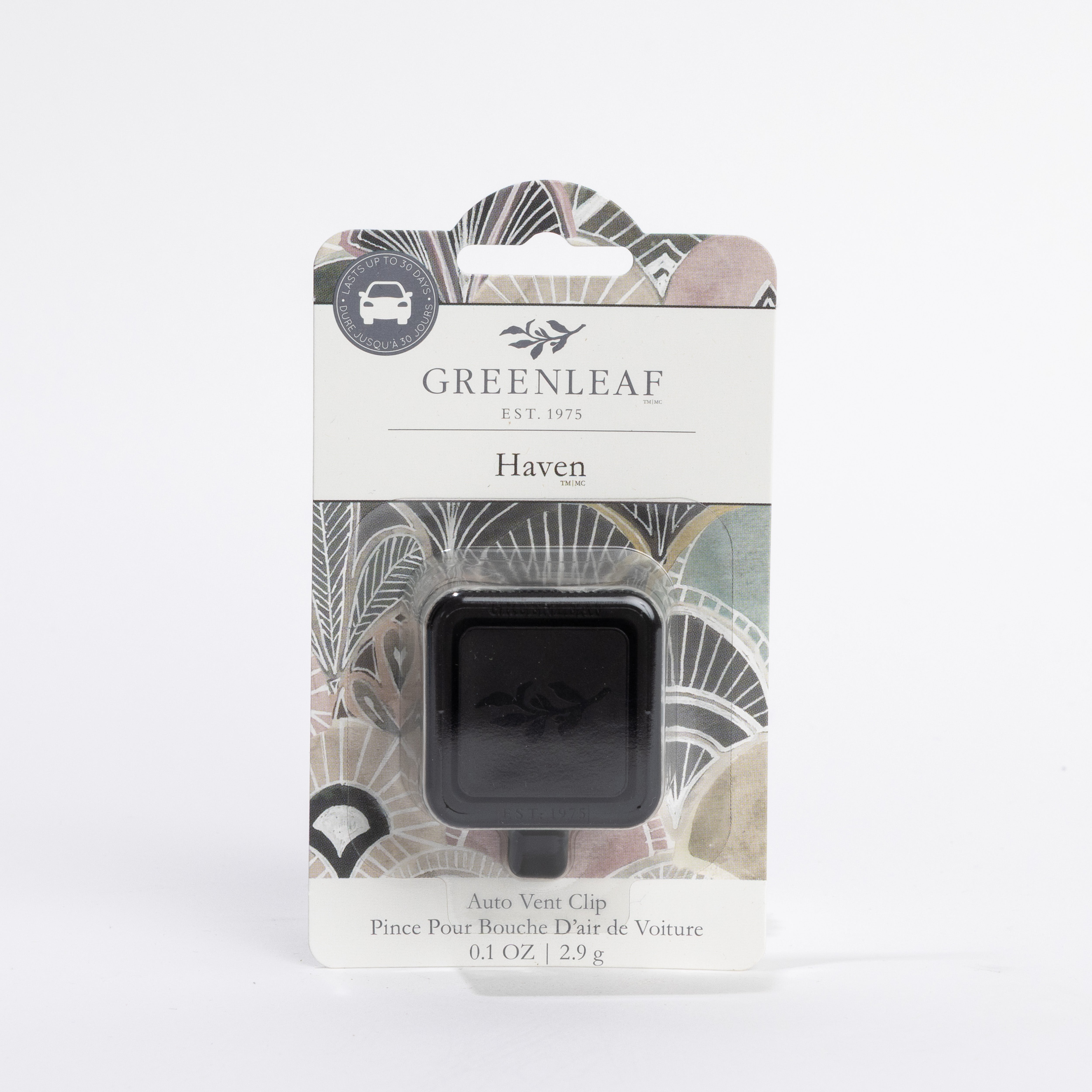 Greenleaf Haven car vent clip air freshener