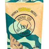 Winnie Lou Greens & Cheddar Pretzels front of bag