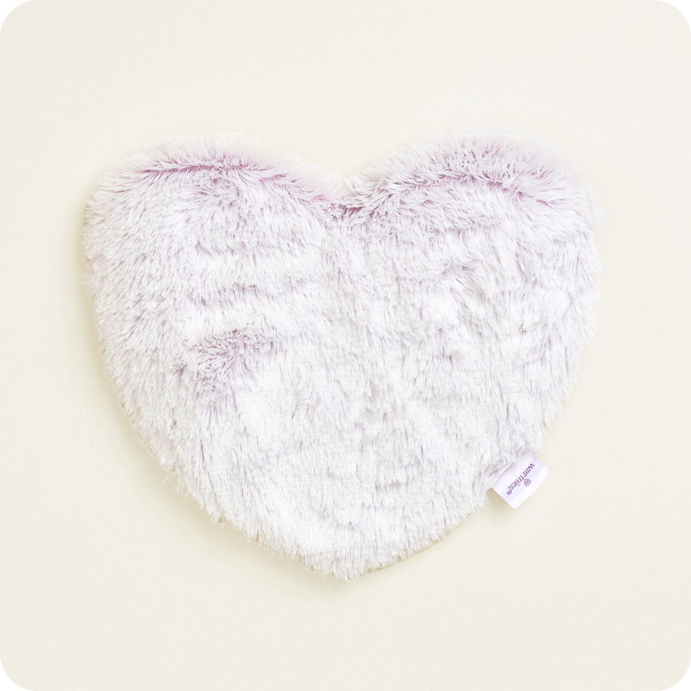 Warmies Heart Heat Pad in Lavender - weighted microwavable lavender heat pack