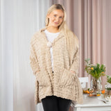 Hello Mello The Coziest Blanket Wrap Tan