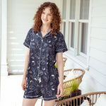 Hello Mello Signature Soft Pajama Lounge Shorts in Sunset Spritz print lifestyle