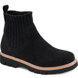 Corky's Keep Me Warm - Black Faux Suede