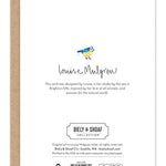 Beautiful Person Birthday Card — back of card