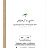 Beautiful Person Birthday Card — back of card