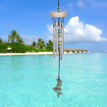 Mermaid wind chime close-up