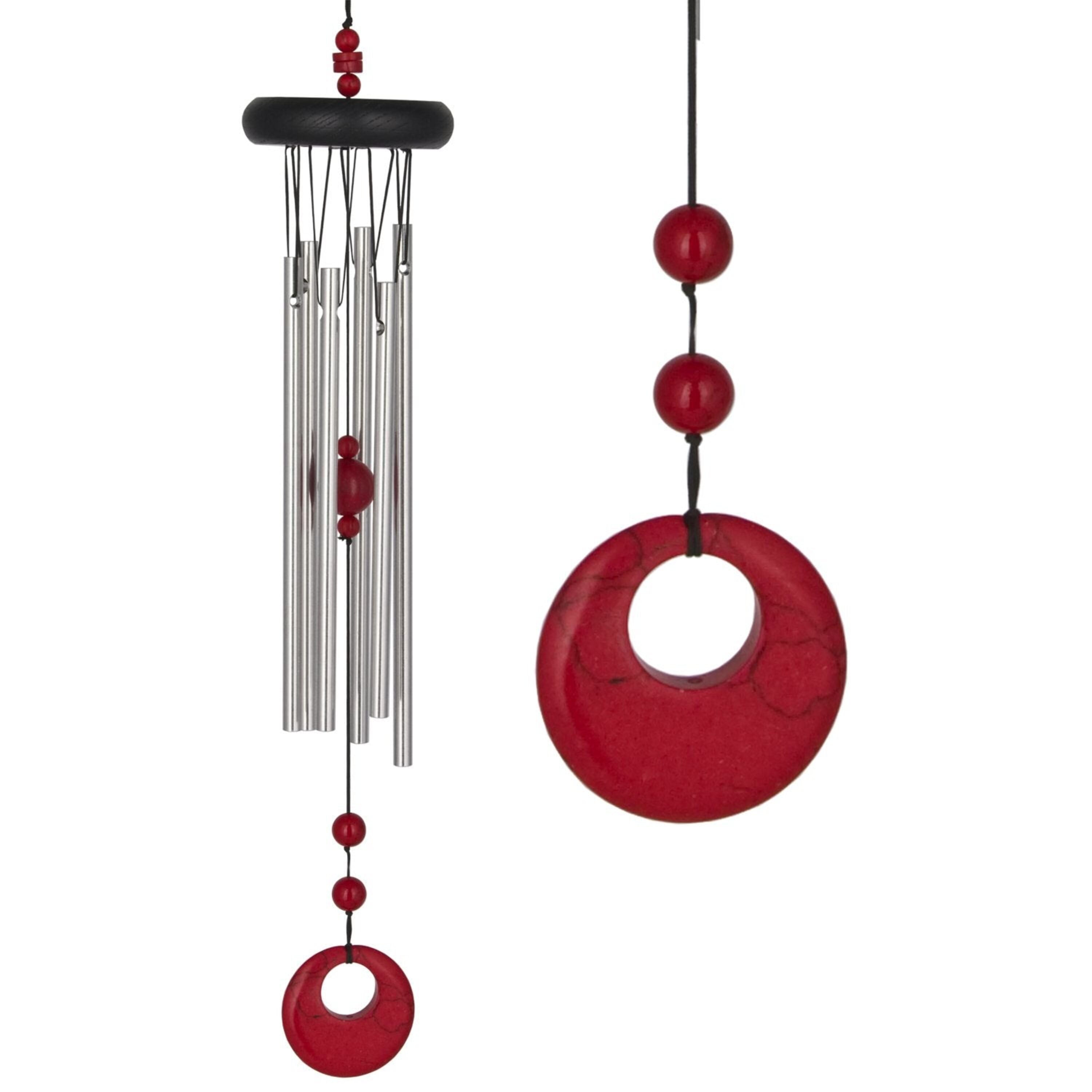 Red coral chakra wind chime