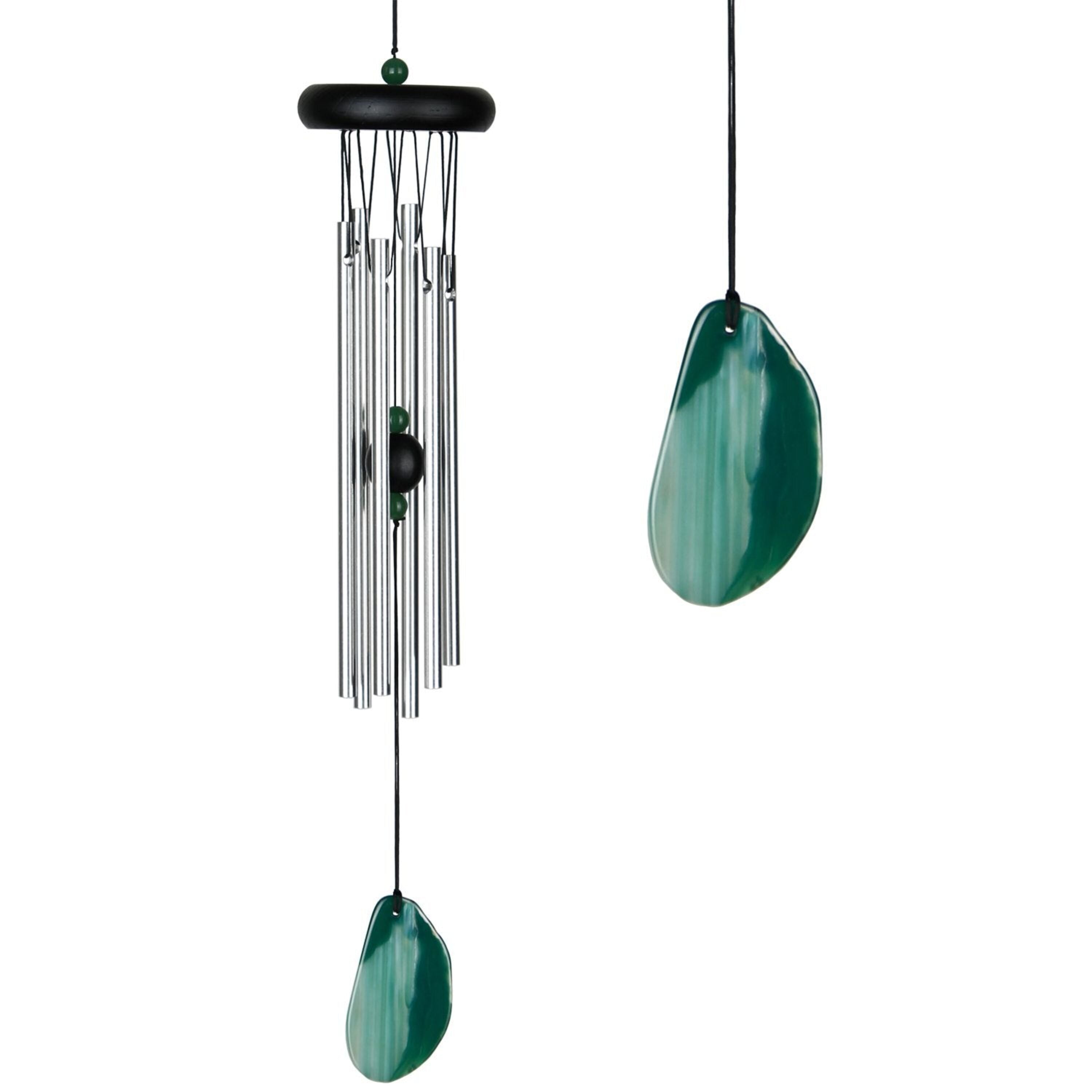 Small green agate wind chime