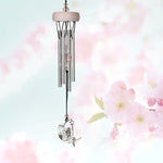 Fairy wind chime crystal detail